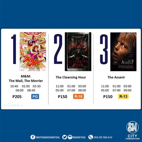 sm cabanatuan cinema schedule